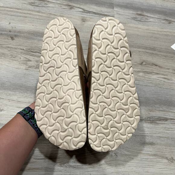 NWOB Birkenstock Gizeh High Leather Floral Flower Ankle Strap EU 36 Women’s 5 - Picture 4 of 5